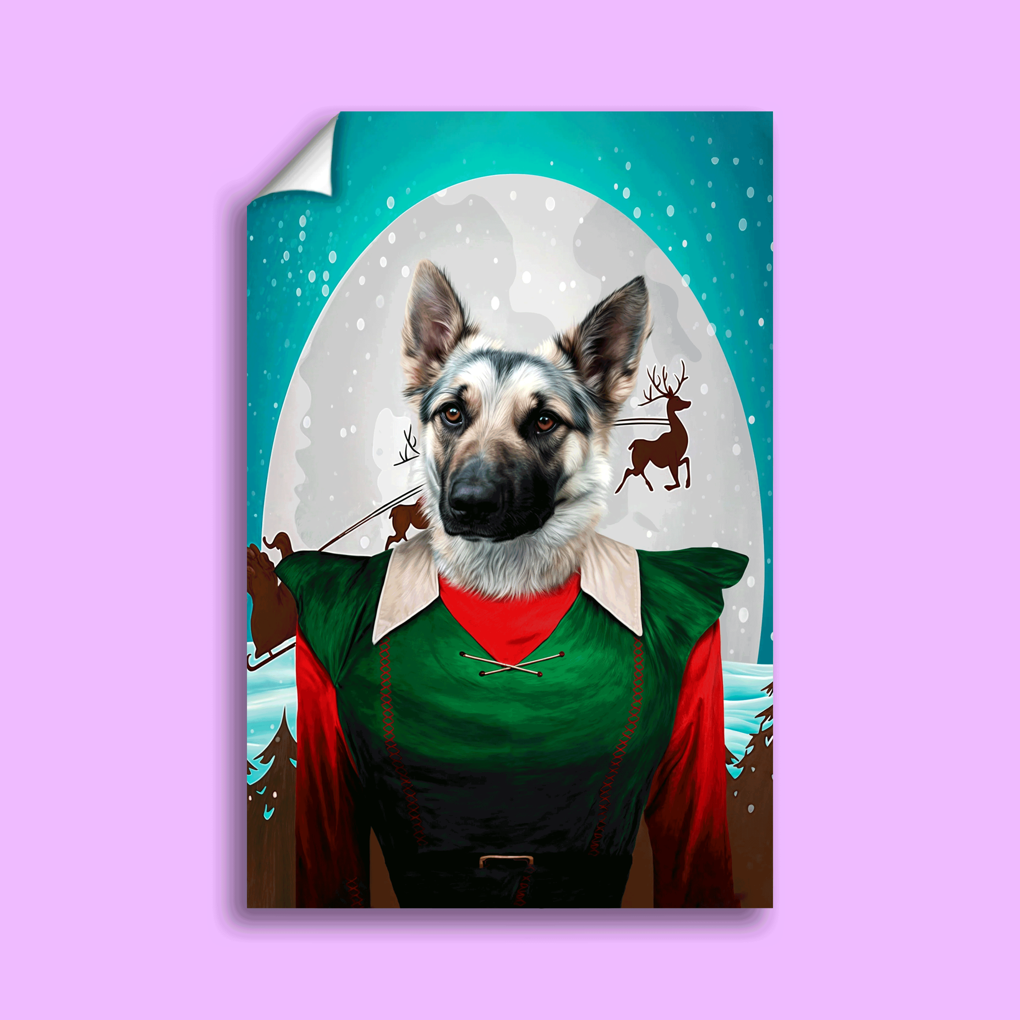 Paw-liday Elf Helper – Cute Pet Christmas Costume